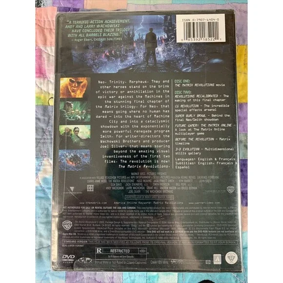 The Matrix Revolutions (Two-Disc Full Screen Edition) (DVD) - Picture 2 of 2